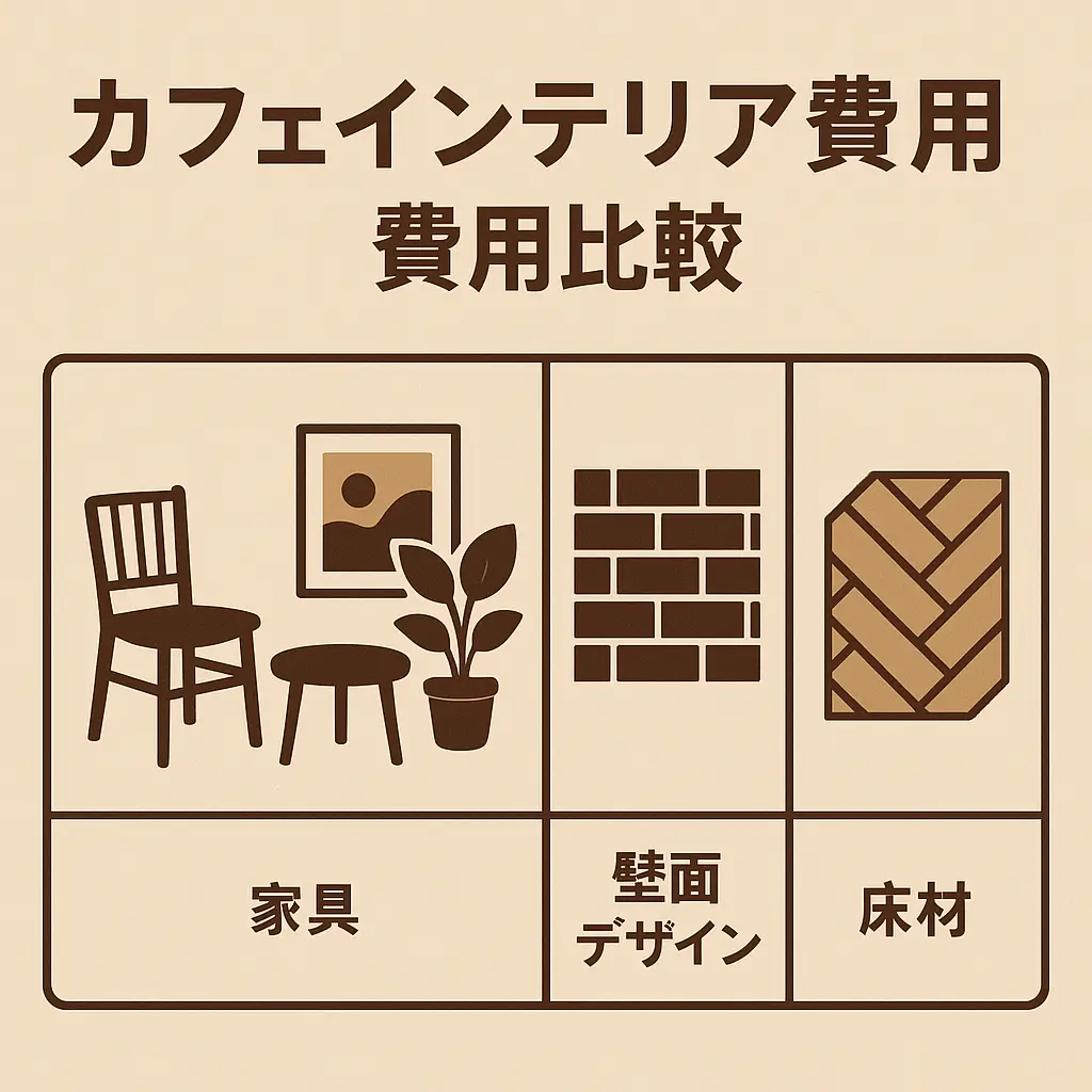 カフェインテリア費用比較