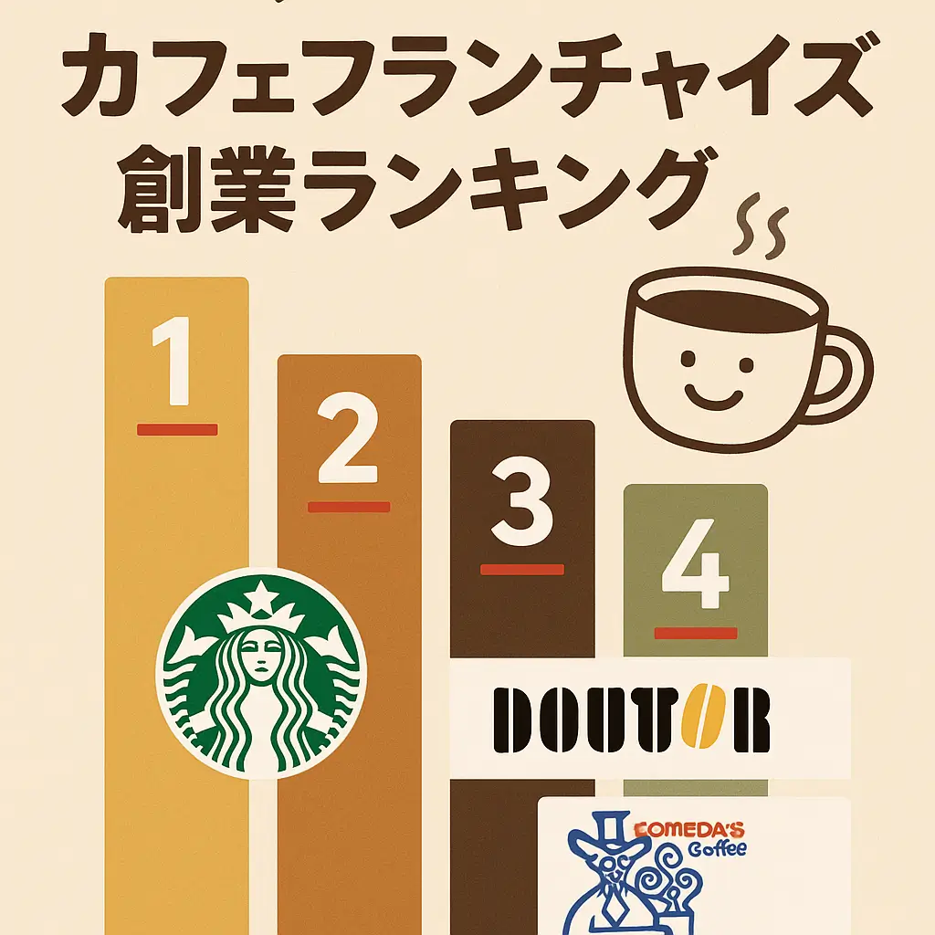 カフェフランチャイズ創業ランキング